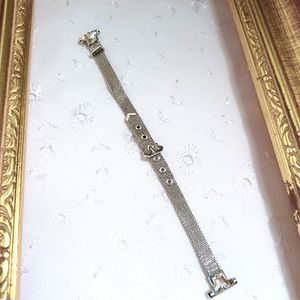 Vintage Forstner 12 kt gold fill mesh buckle watch band/bracelet